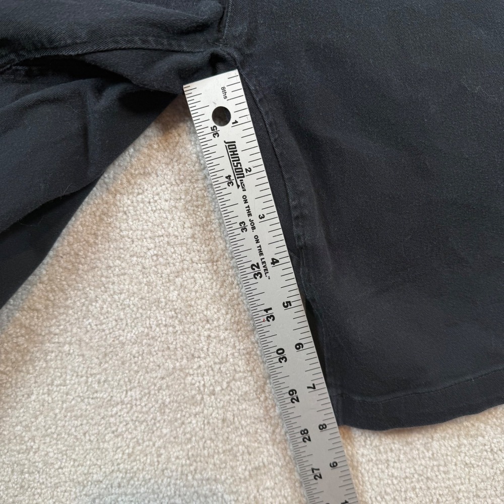 Nike SB Chino Shorts Men 36 Black Stretch Cotton Twill Skate Casual Flat Front - Picture 8 of 8
